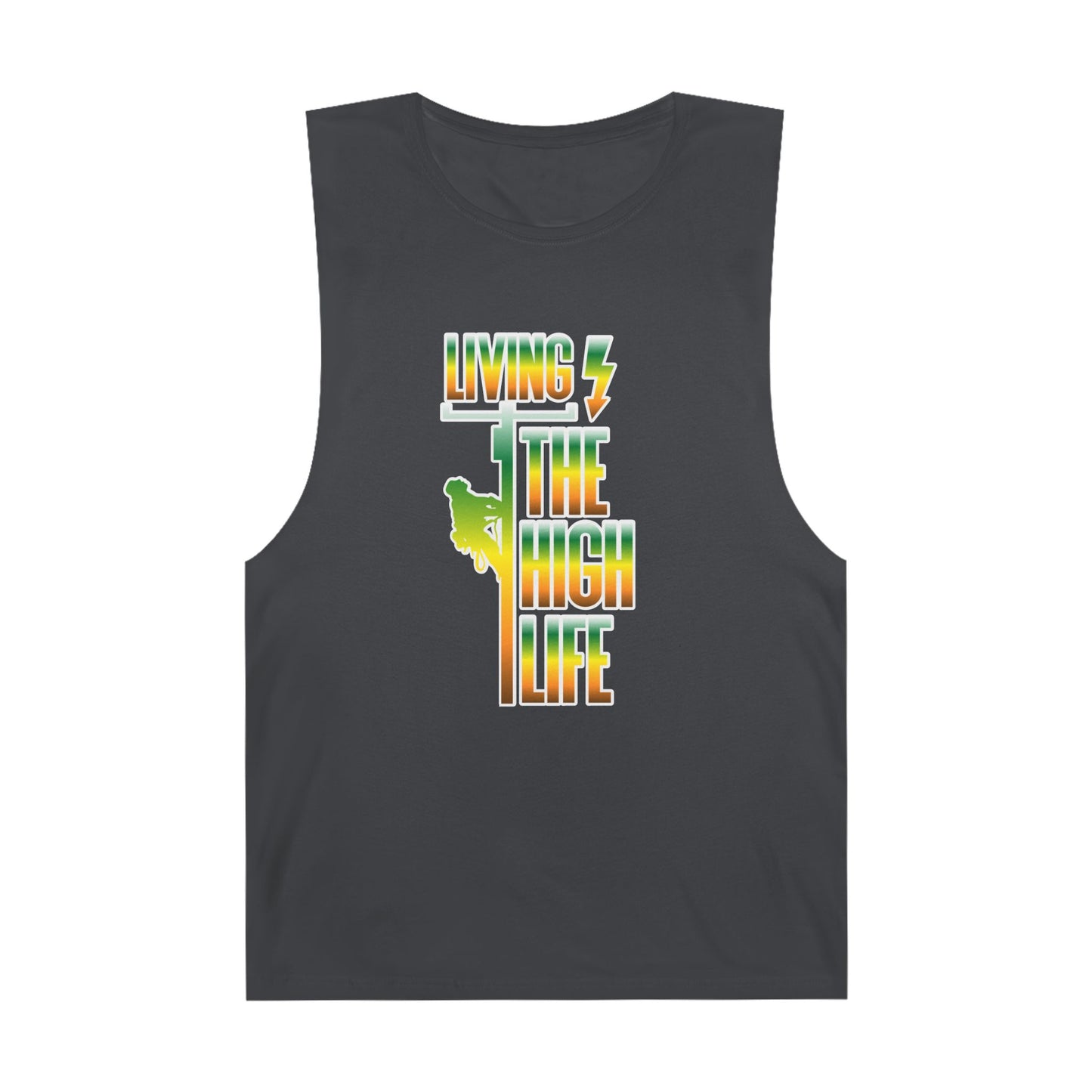 Lineman Tank - Living The High Life-gradient