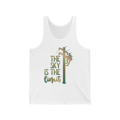 Lineman T-shirt - the-sky-is-the-limit-lineman copper patina