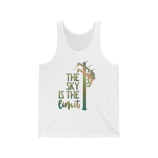Lineman T-shirt - the-sky-is-the-limit-lineman copper patina