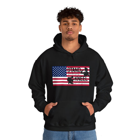 Gildan Stand for the Flag, Kneel for the Fallen Hoodie (Female)