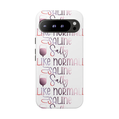 Google Pixel Tough Case - Salty Saline Like Normal Saline - White