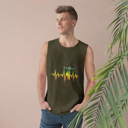 Lineman Tank - Lineman Heartbeat - gradient