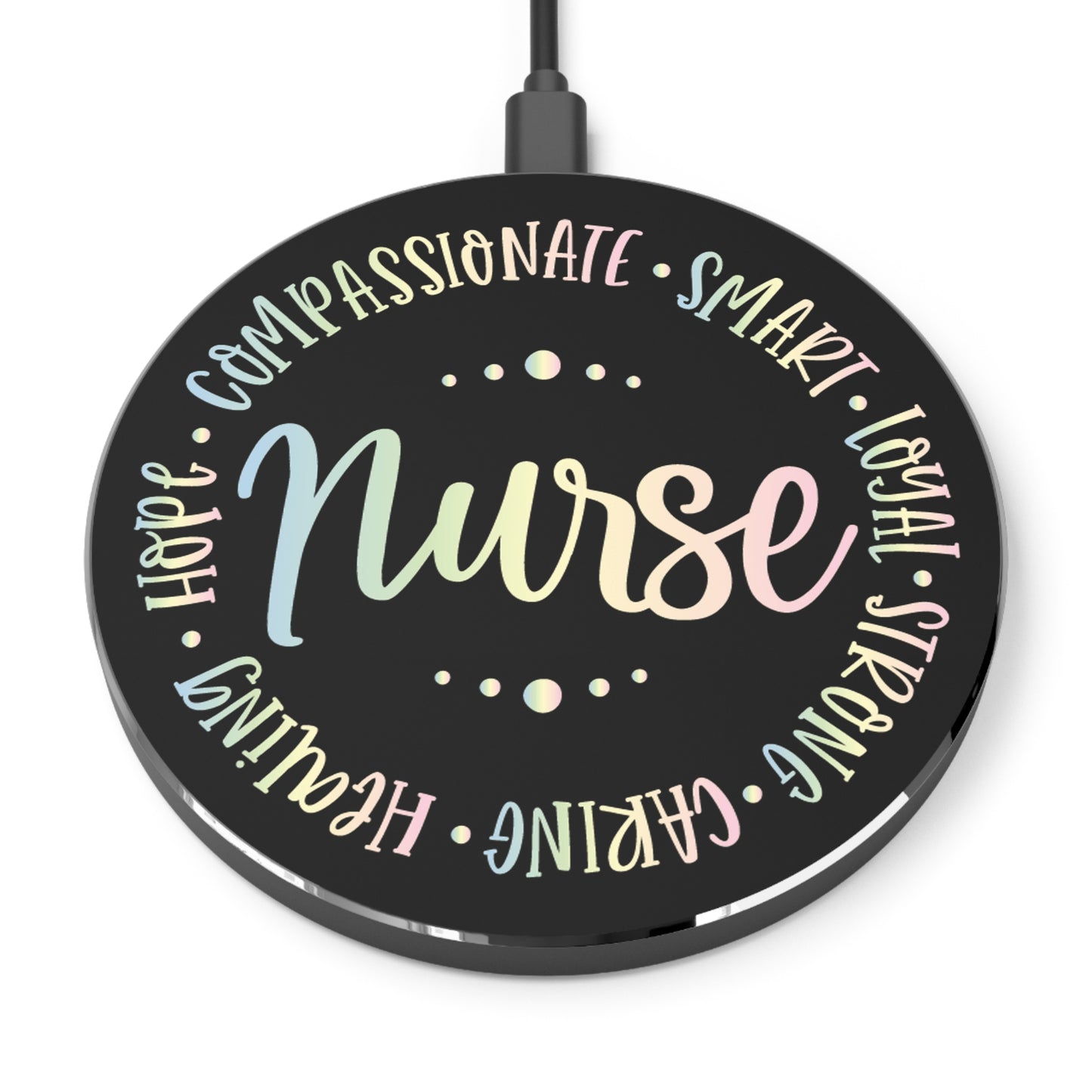 Nurse Circle Wireless Charger | Fast Charging Pad for Healthcare Professionals