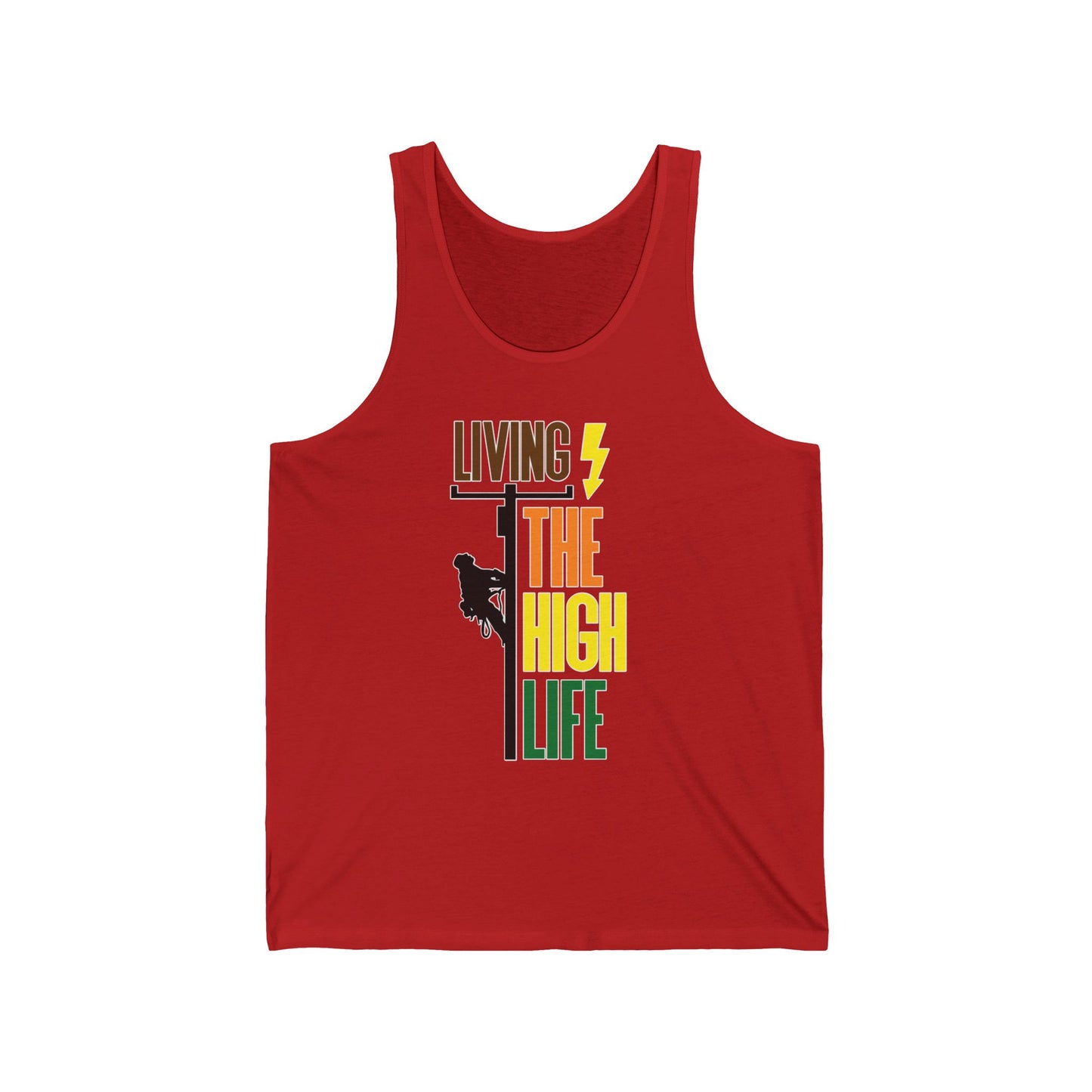 Lineman T-shirt - Living The High Life-color