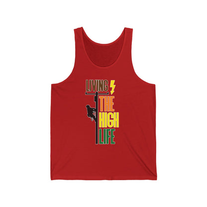 Lineman T-shirt - Living The High Life-color