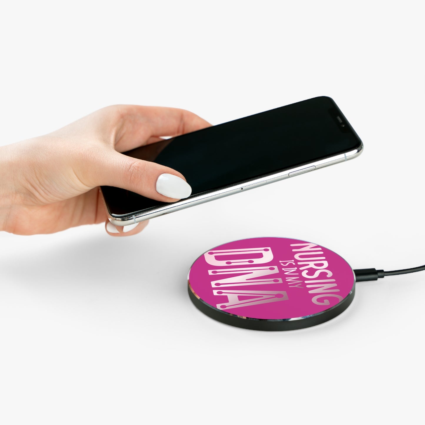 Nursing is in my DNA Wireless Charger | Fast Charging Pad for Healthcare Professionals