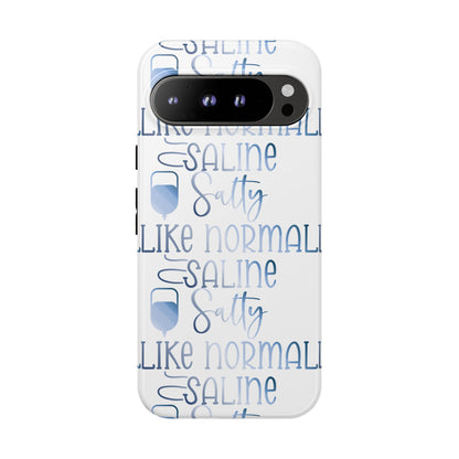 Google Pixel Tough Case - Salty Saline Like Normal Saline - White