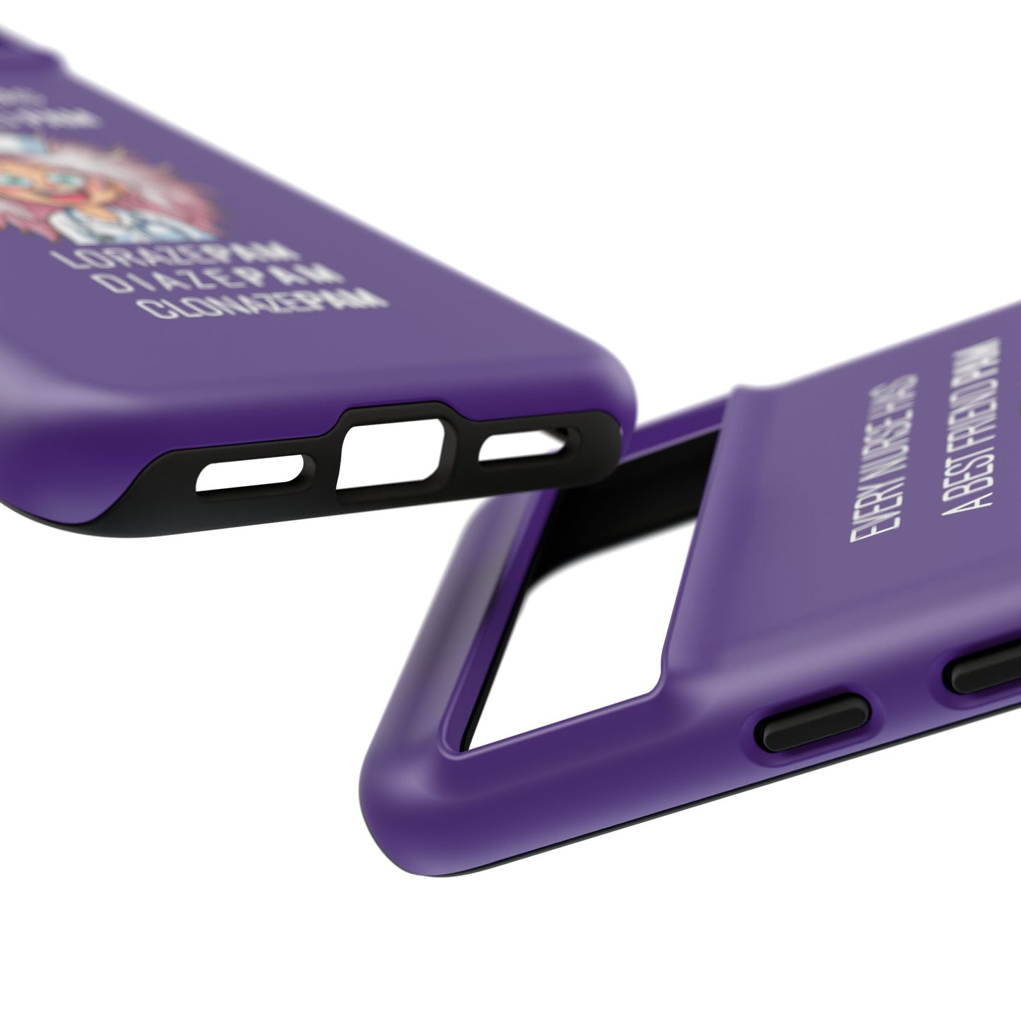 Nurse Google Pixel Tough Case - Every Nurse Has a Friend Named PAM Design (1) - Dark Purple