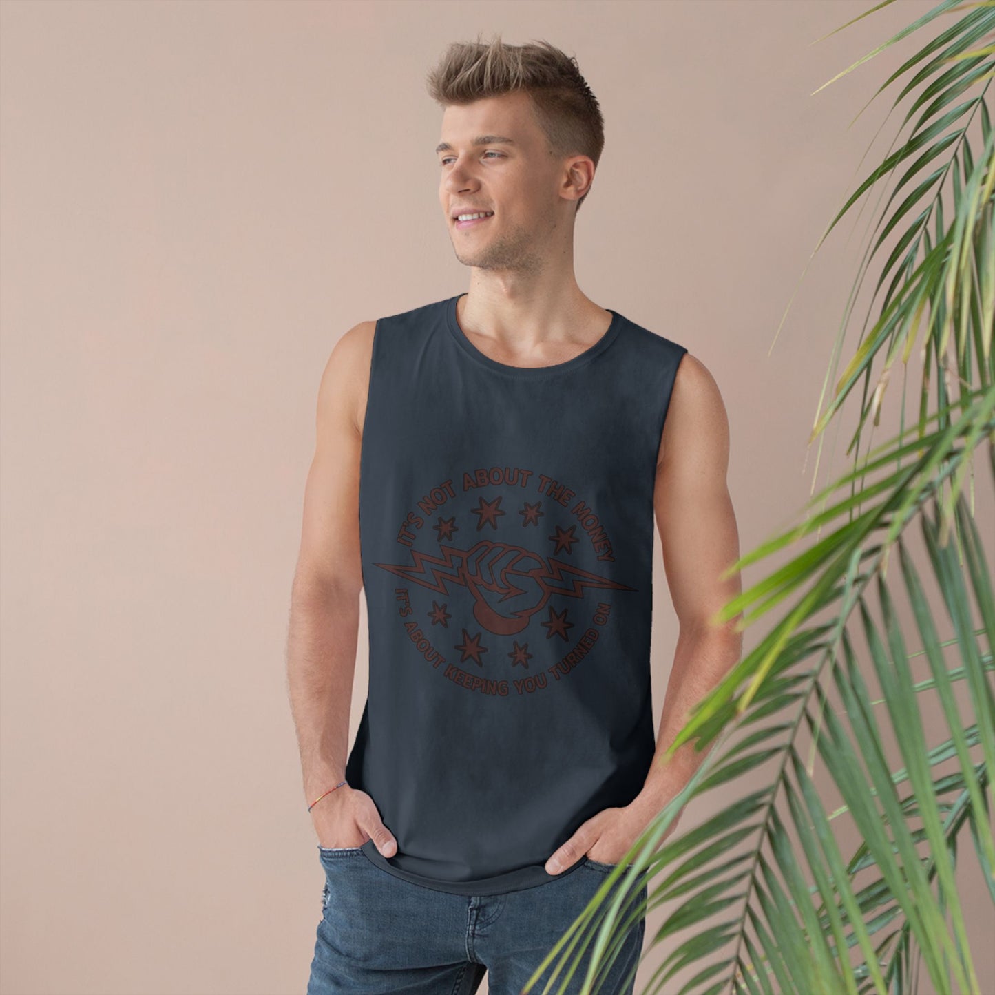 Lineman Tank - Its Not About The Money-sky 24