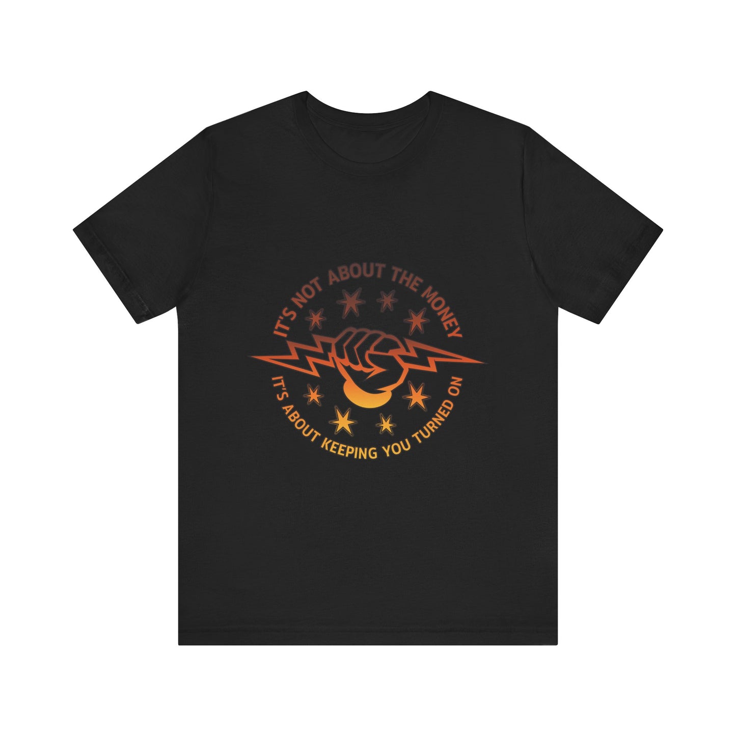 Lineman T-shirt - Its Not About The Money-sky 24
