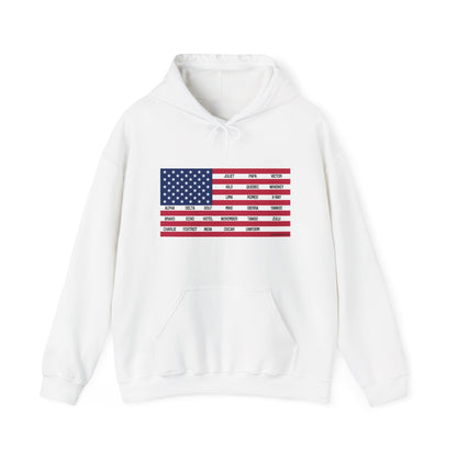 Gildan Phonetic Flag Hoodie