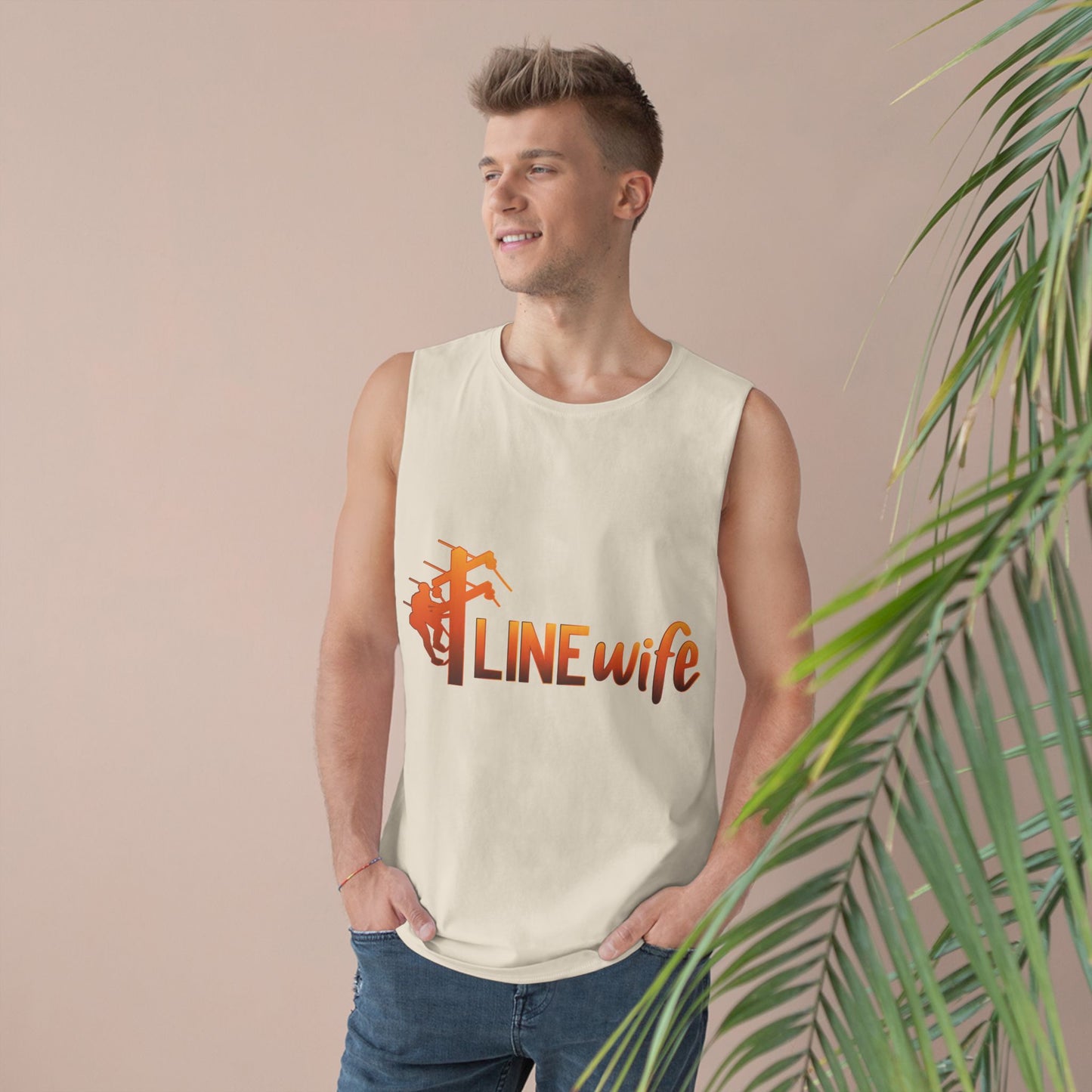 Lineman Tank - lineman-wife sky 24