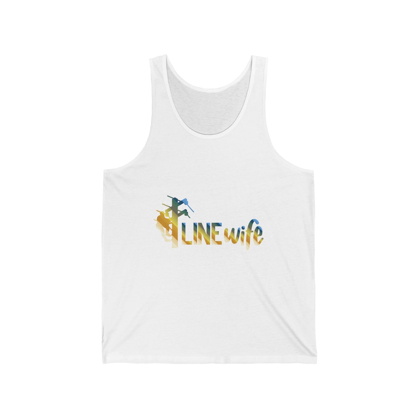 Lineman T-shirt - lineman-wife colored chrome