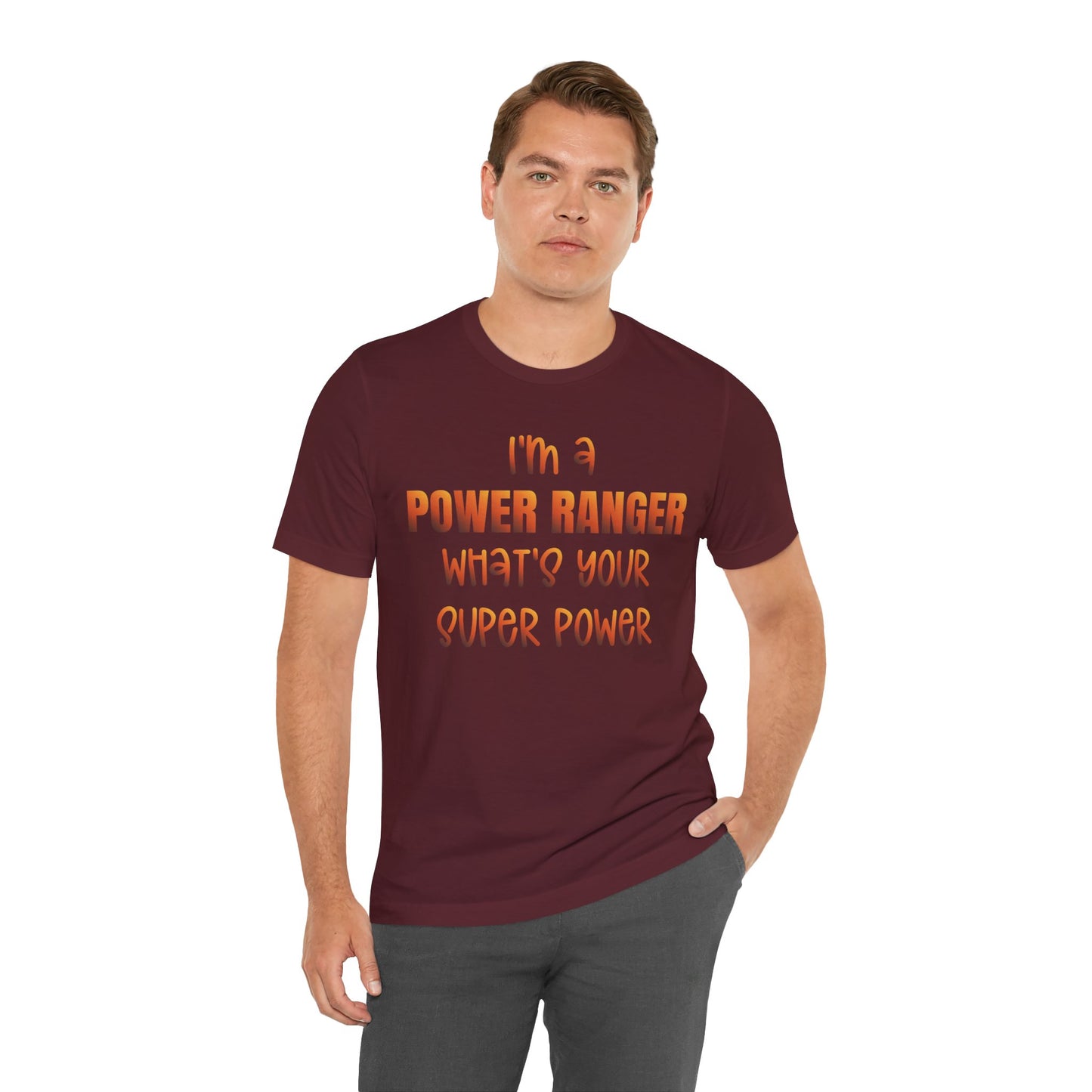 Lineman T-shirt - power ranger super power sky 24