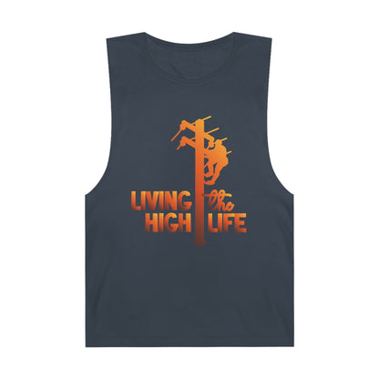 Lineman Tank - living the high life - sky 24