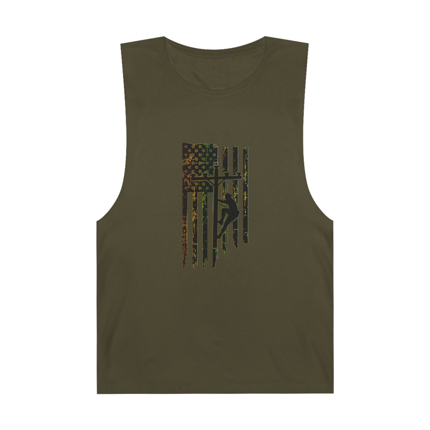 Lineman Tank - Lineman Flag gradient