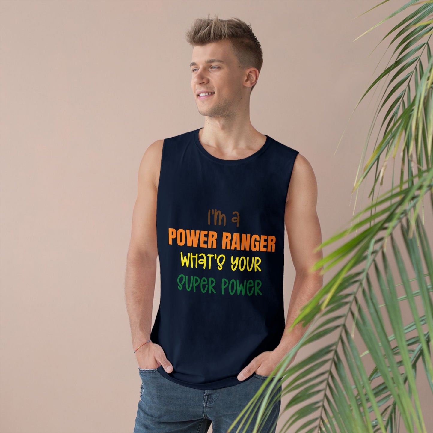 Lineman Tank - power ranger super power color