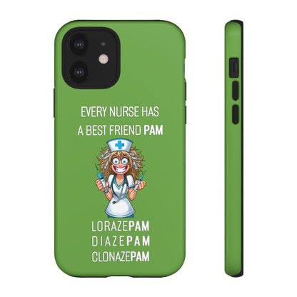 Nurse iPhone Tough Case - Every Nurse Has a Friend Named PAM Design (4) - Green