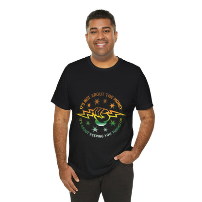 Lineman T-shirt - Its Not About The Money-gradient