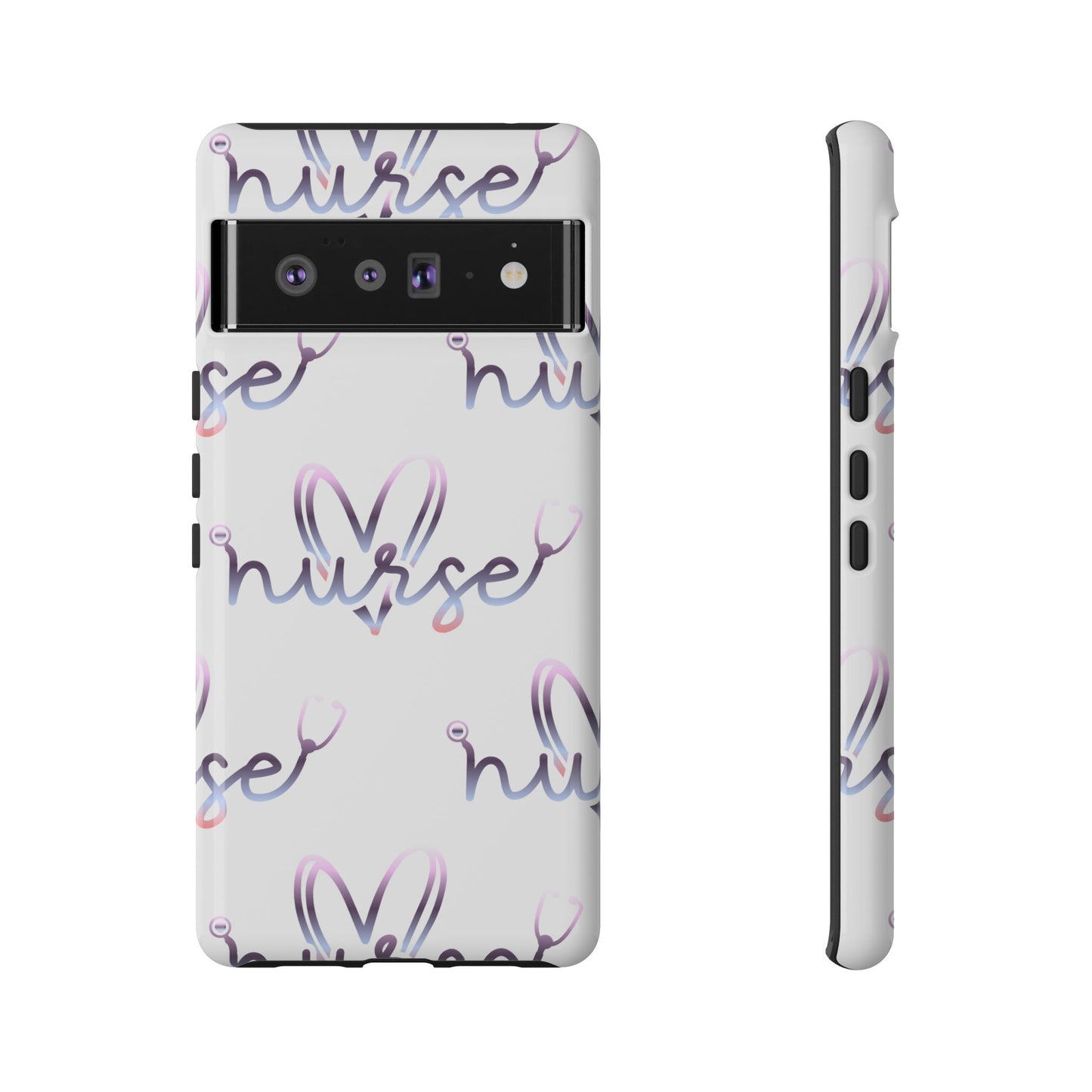 Google Pixel Tough Case - Nurse Stethoscope - White