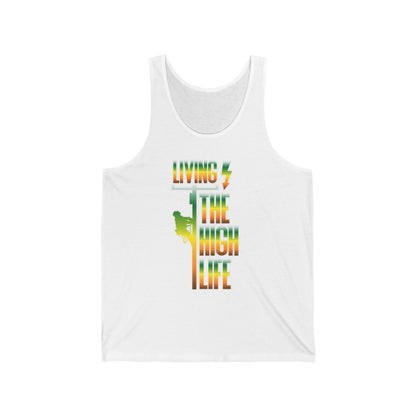 Lineman T-shirt - Living The High Life-gradient