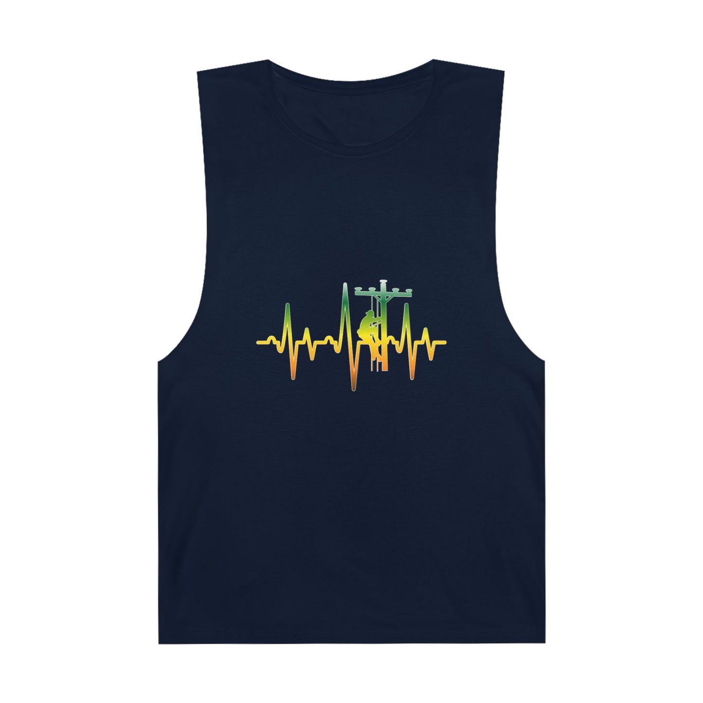 Lineman Tank - Lineman Heartbeat - gradient