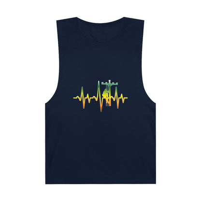 Lineman Tank - Lineman Heartbeat - gradient
