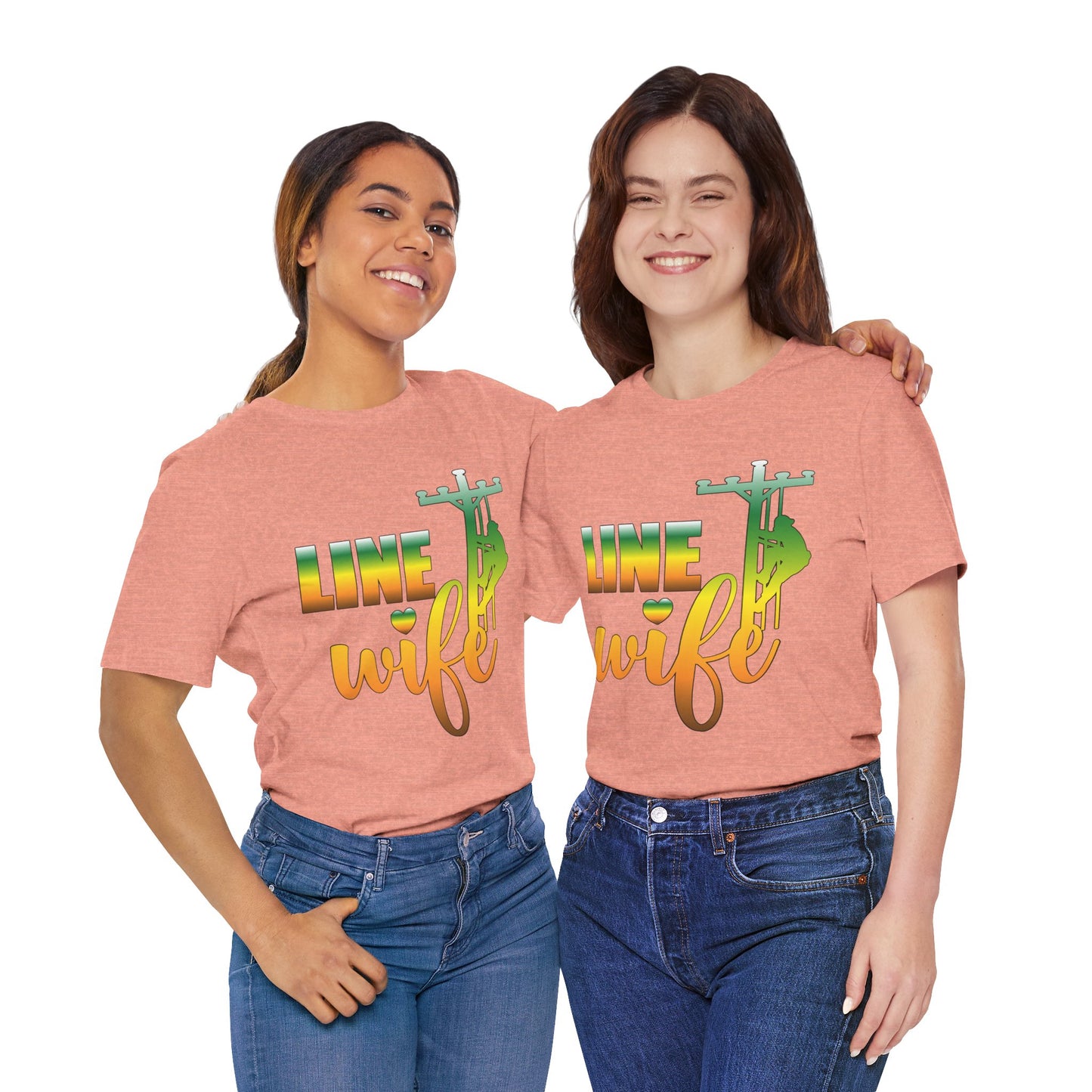 Lineman T-shirt - Line Wife gradient
