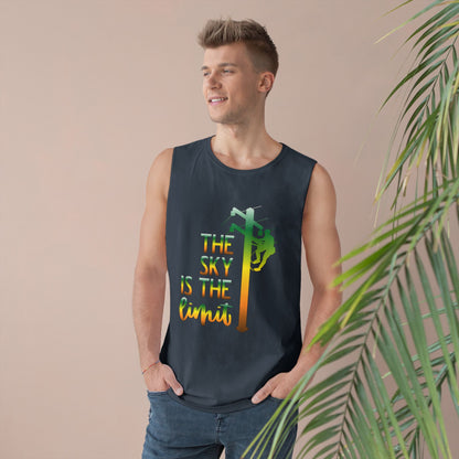 Lineman Tank - the-sky-is-the-limit-lineman gradient