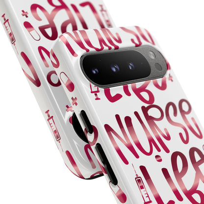 Google Pixel Tough Case - Nurse Life - White