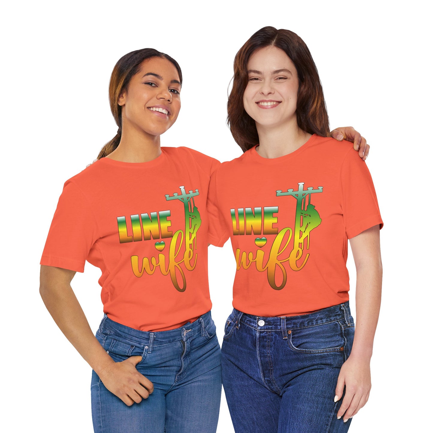 Lineman T-shirt - Line Wife gradient