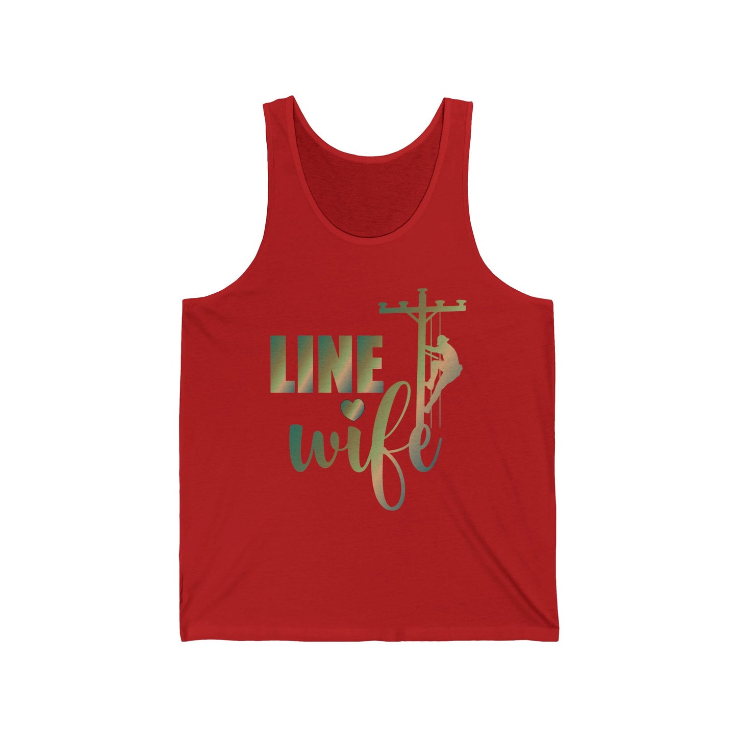 Lineman T-shirt - Line Wife copper patina