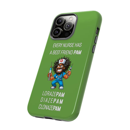 Nurse iPhone Tough Case - Every Nurse Has a Friend Named PAM Design (6) - Green