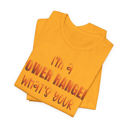 Lineman T-shirt - power ranger super power sky 24