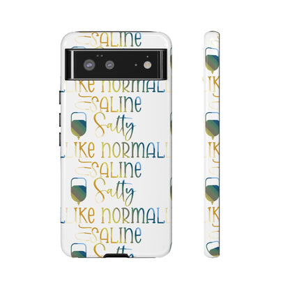 Google Pixel Tough Case - Salty Saline Like Normal Saline - White