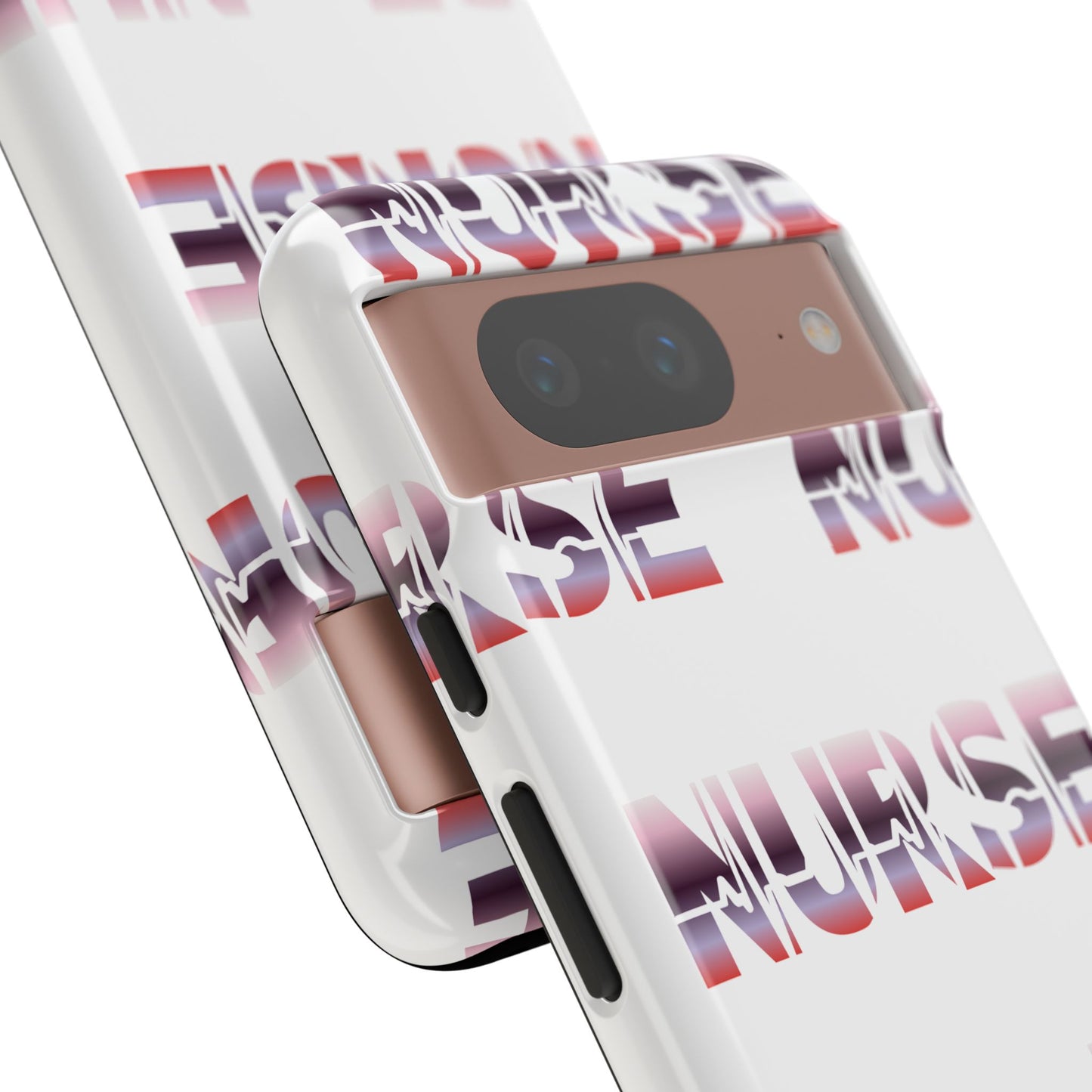 Google Pixel Tough Case - Nurse Pulse - White