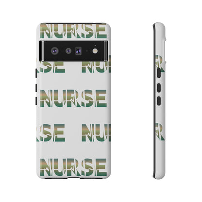 Google Pixel Tough Case - Nurse Pulse - White