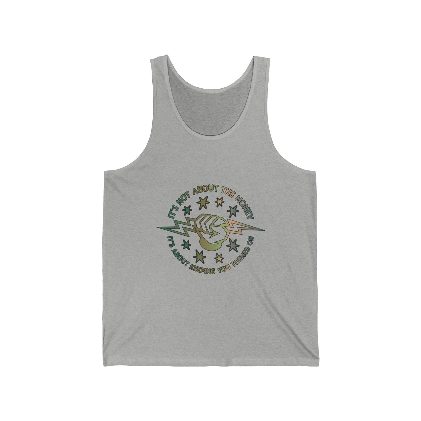 Lineman Tank - Its Not About The Money-copper patina