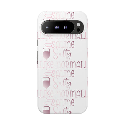 Google Pixel Tough Case - Salty Saline Like Normal Saline - White