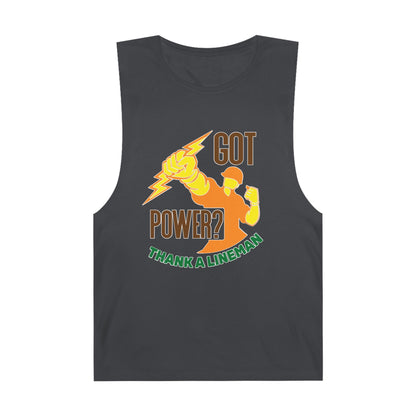 Lineman Tank - Got Power Thank A Lineman - color