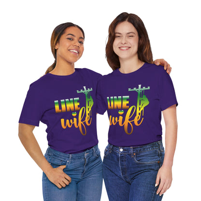 Lineman T-shirt - Line Wife gradient