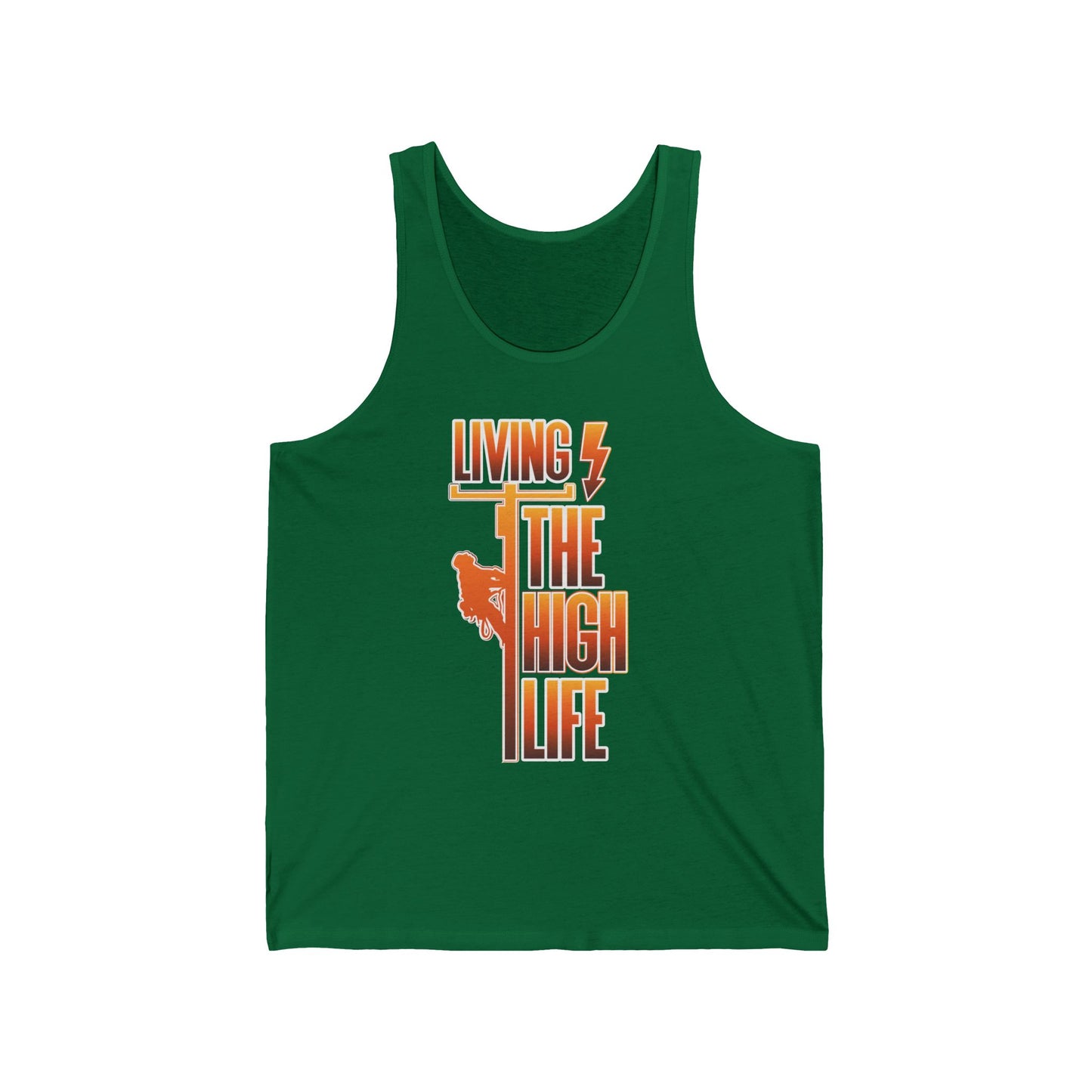 Lineman T-shirt - Living The High Life-sky 24