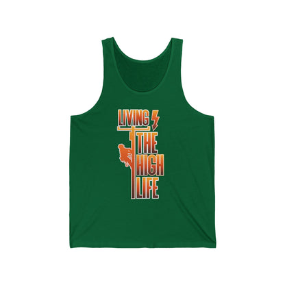 Lineman T-shirt - Living The High Life-sky 24
