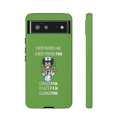 Nurse Google Pixel Tough Case - Every Nurse Has a Friend Named PAM Design (5) - Green