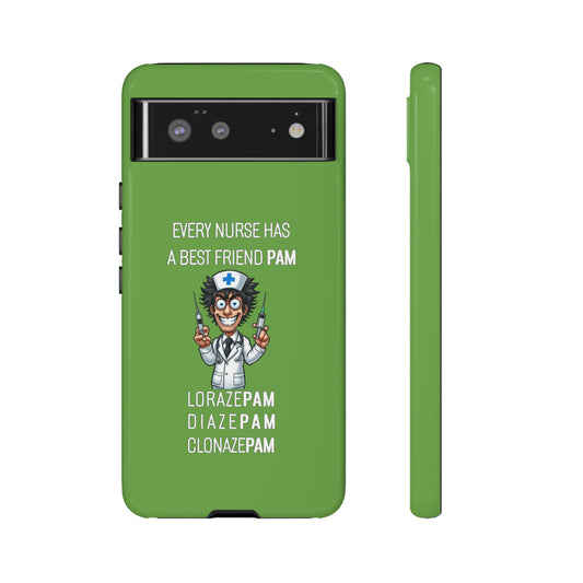 Nurse Google Pixel Tough Case - Every Nurse Has a Friend Named PAM Design (5) - Green