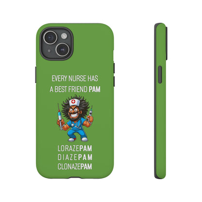 Nurse iPhone Tough Case - Every Nurse Has a Friend Named PAM Design (6) - Green