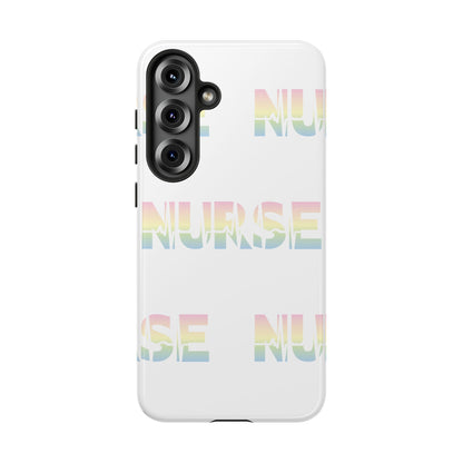 Samsung Tough Case - Nurse Pulse - White
