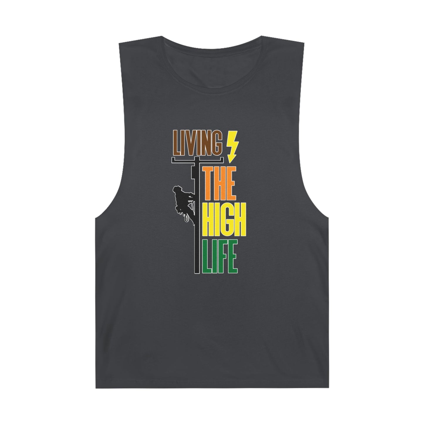 Lineman Tank - Living The High Life-color
