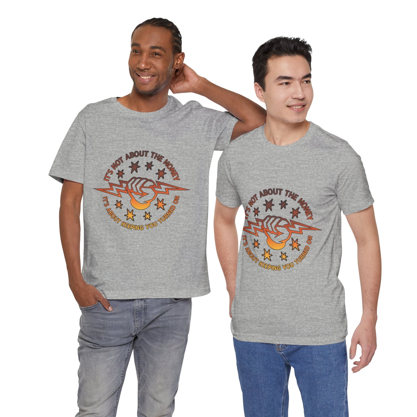 Lineman T-shirt - Its Not About The Money-sky 24