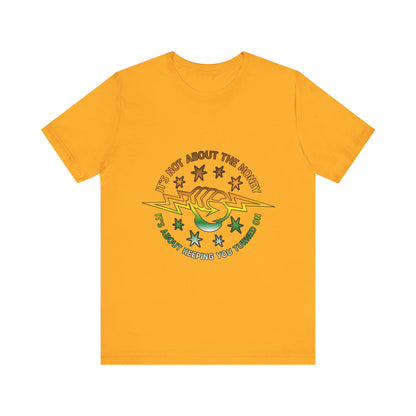 Lineman T-shirt - Its Not About The Money-gradient